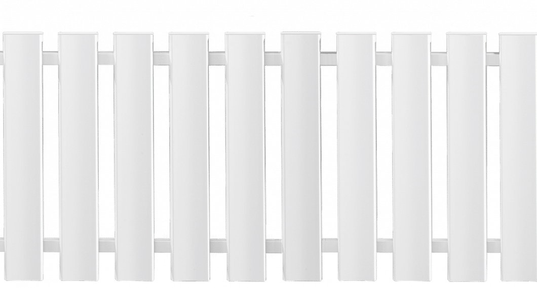 Pose d'une clôture blanche en PVC