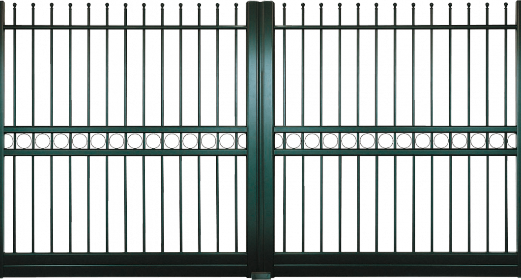 Portail aluminium Blason
