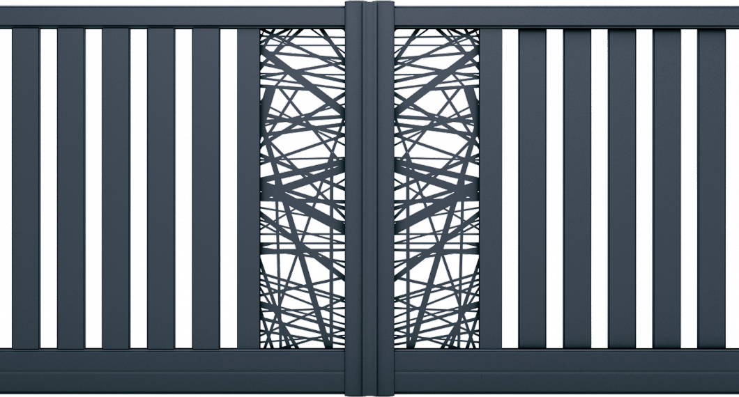 Portail aluminium Makaire