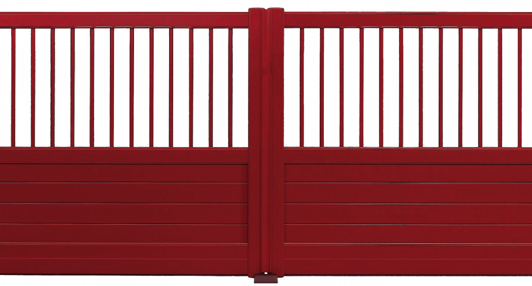 Portail aluminium Ronde