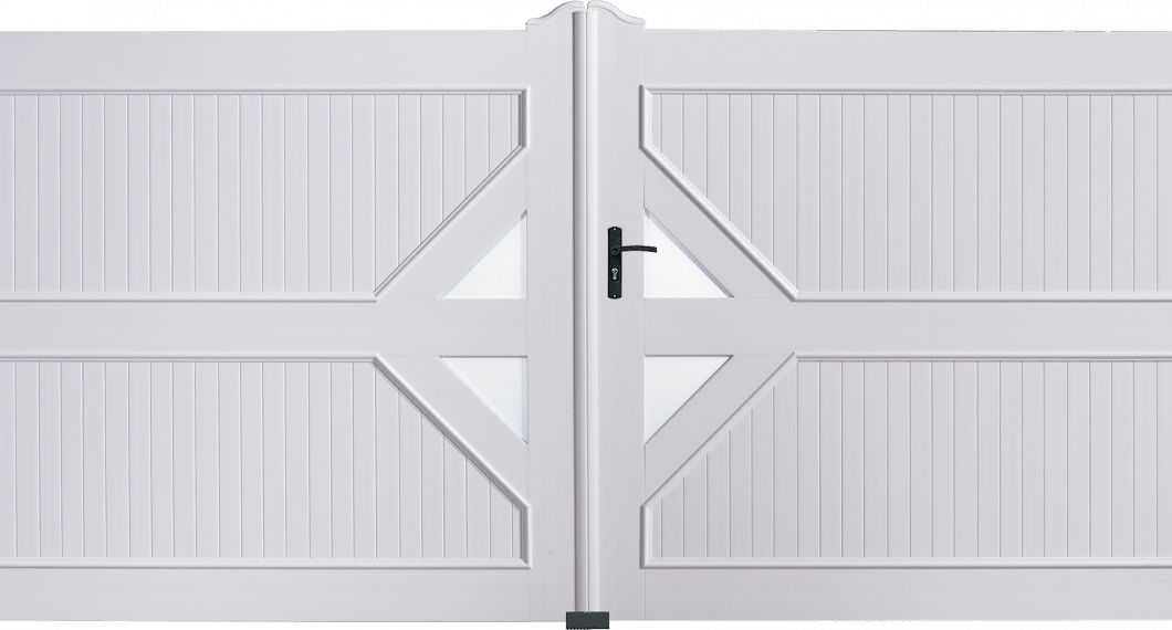 Portail PVC Tambour