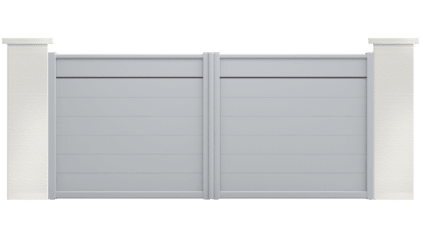 portail aluminium contemporain andromede