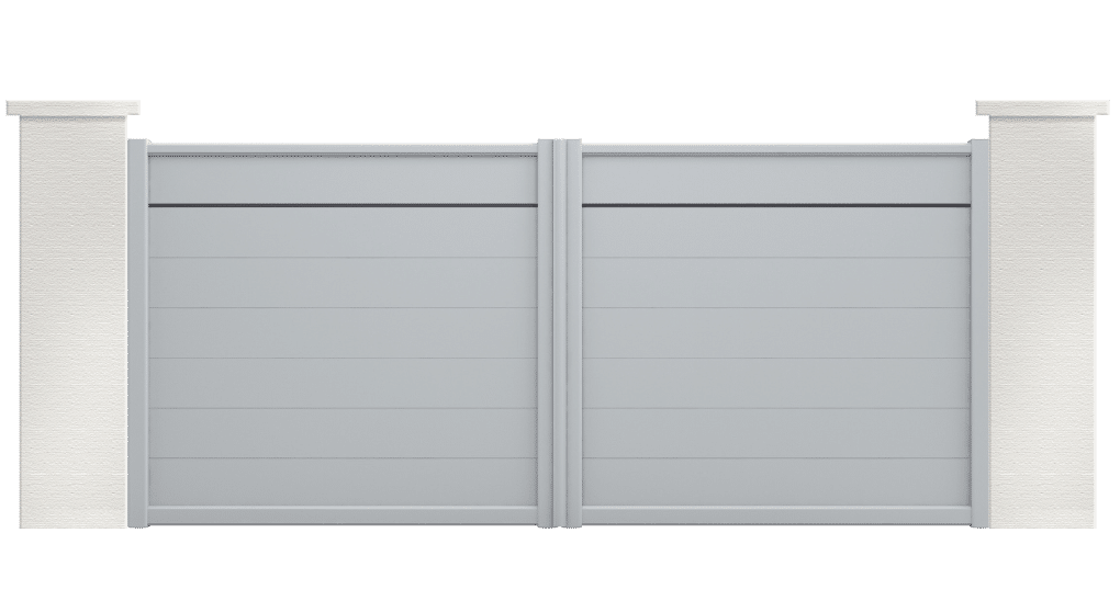 portail aluminium contemporain andromede