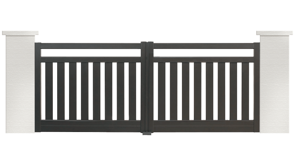 portail aluminium contemporain farandole