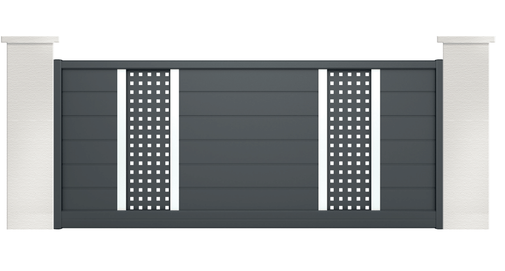 portail aluminium contemporain gospel