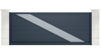 portail aluminium contemporain lampetra