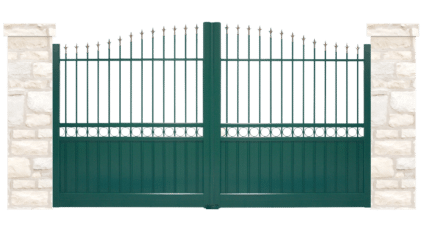 portail aluminium contemporain palis