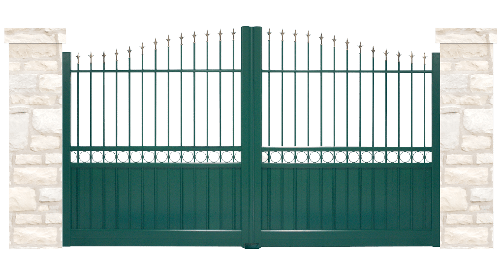 portail aluminium contemporain palis