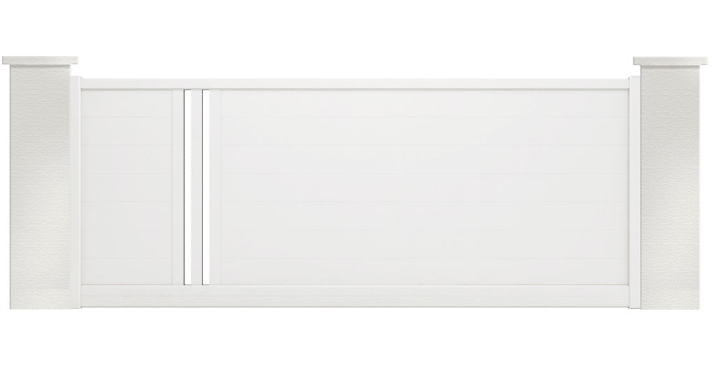 portail aluminium contemporain popillo