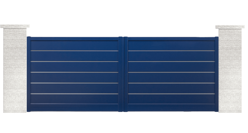 portail aluminium contemporain songo