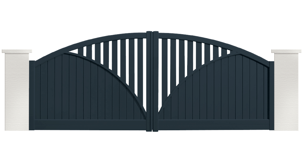 portail aluminium contemporain swing