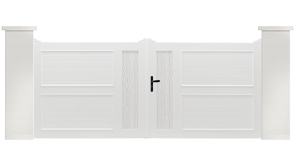 Portail PVC Danyen, fabriqué sur mesure et en France par Charuel