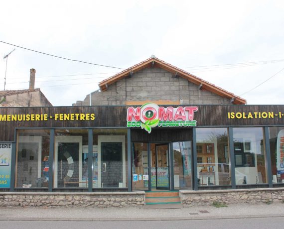 Magasin NOMAT ECO FERMETURE installateur de portails et clôtures Charuel à St Livrade sur Lot