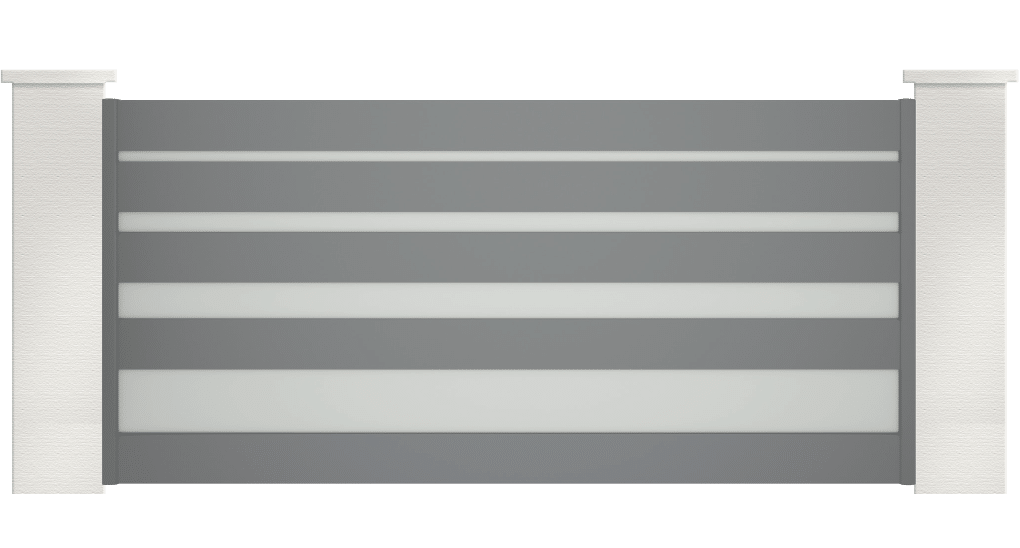 portail aluminium contemporain lysandra