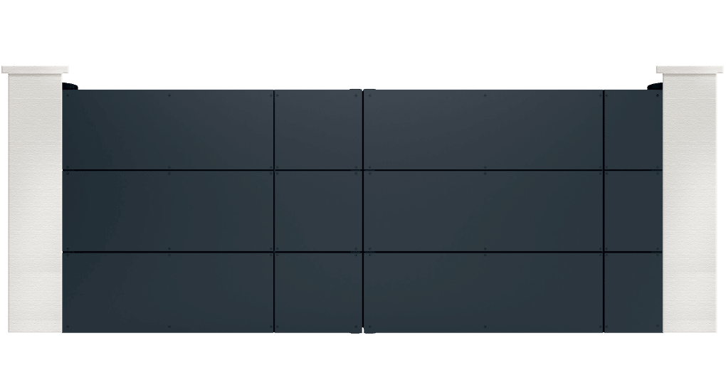 portail aluminium contemporain millaria