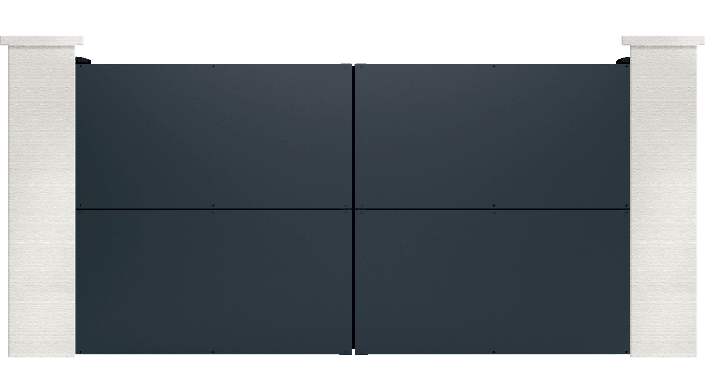 portail aluminium contemporain physalis