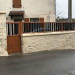 Portillon et clôture en aluminium à Asnières sur Nouère