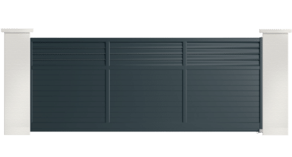 portail aluminium contemporain barsie