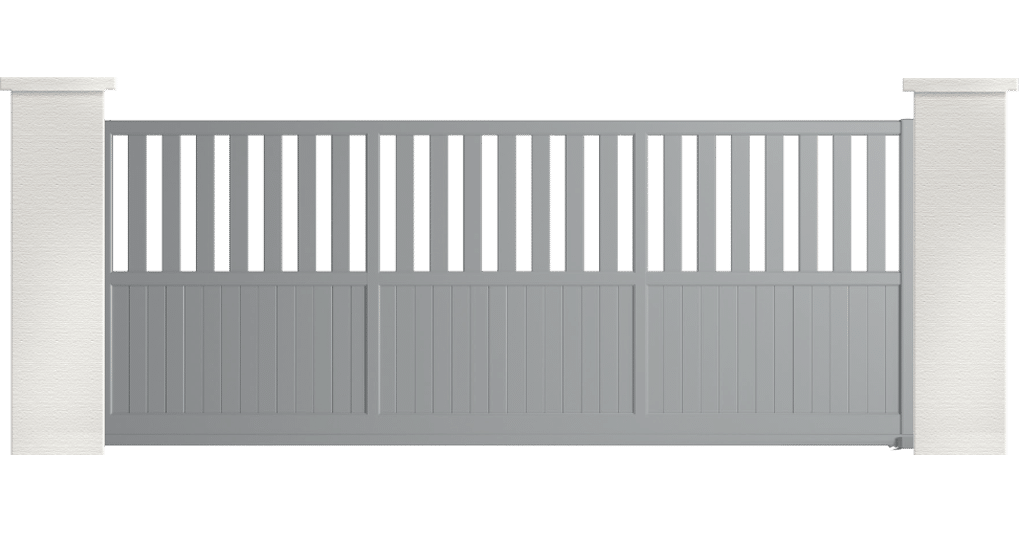 portail aluminium contemporain cytise